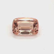 Load and play video in Gallery viewer, Peach Morganite-20.65cts/ Cushion