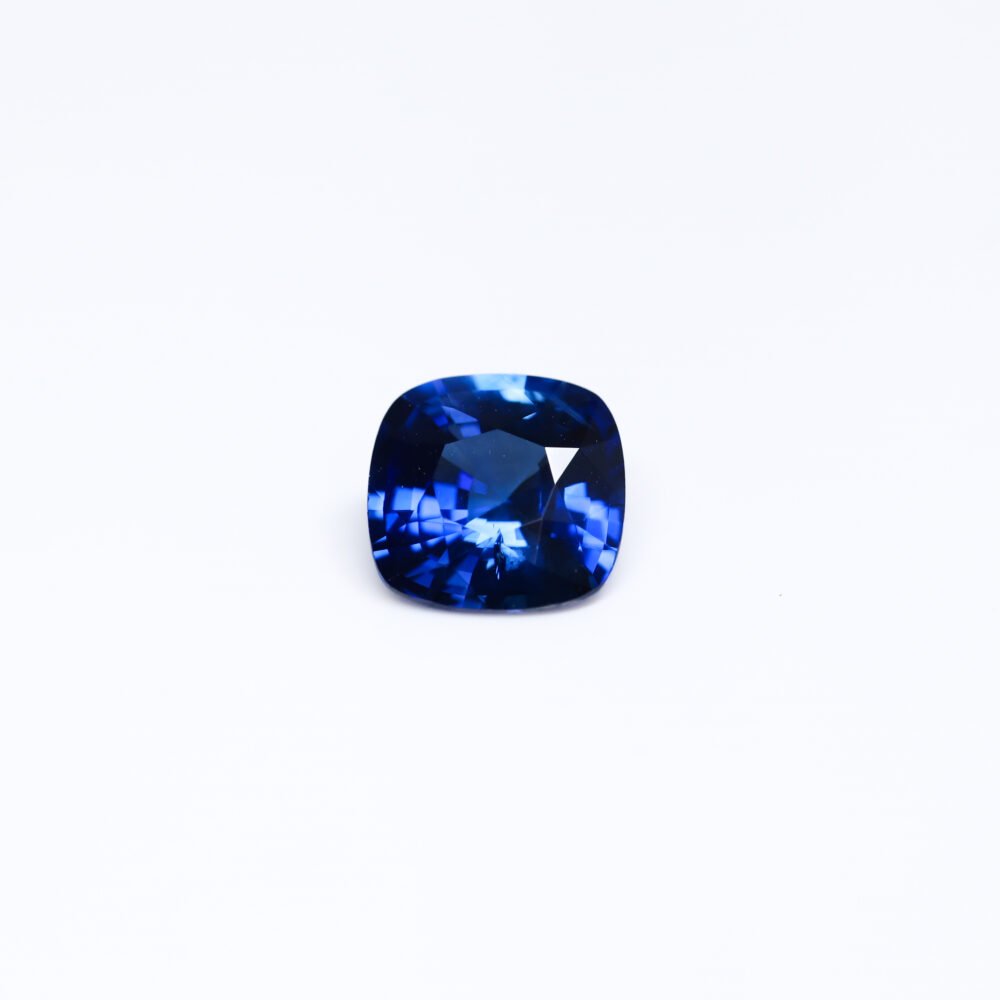 Royal Blue Ceylon Sapphire – 5.18 Carat Square Cushion