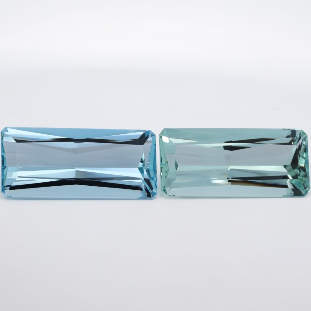 Masterpiece Brazilian Aquamarine Pair – 245.72 Carats