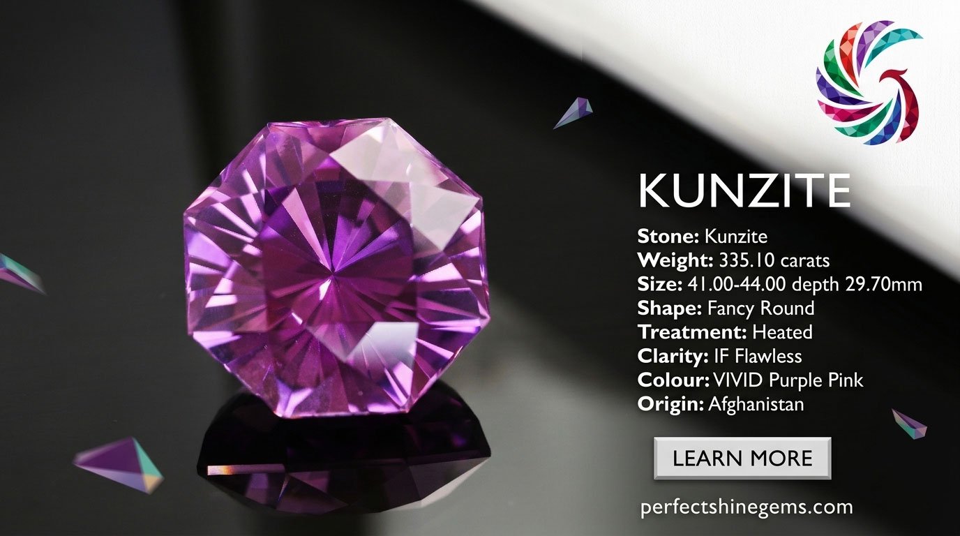Perfect Shine Gems - Kunzite