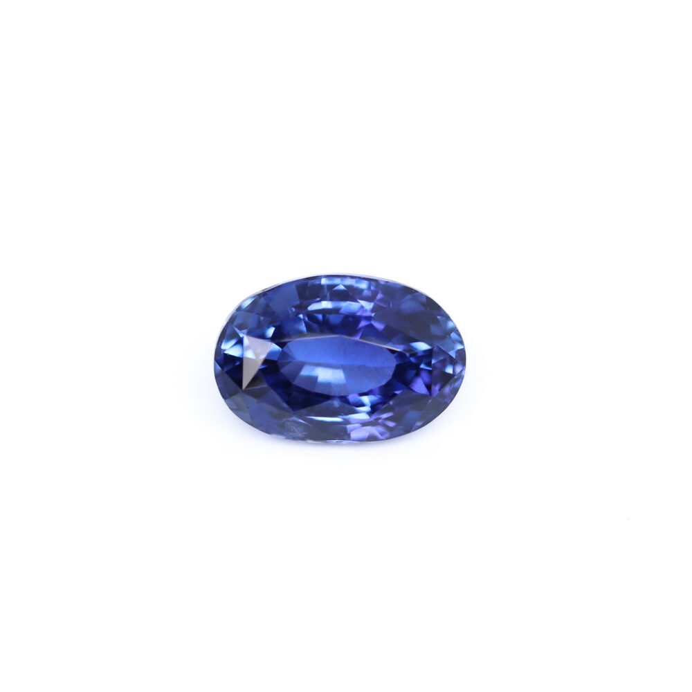 Vivid Royal Blue Ceylon Sapphire – 2.10 Carat Elongated Oval