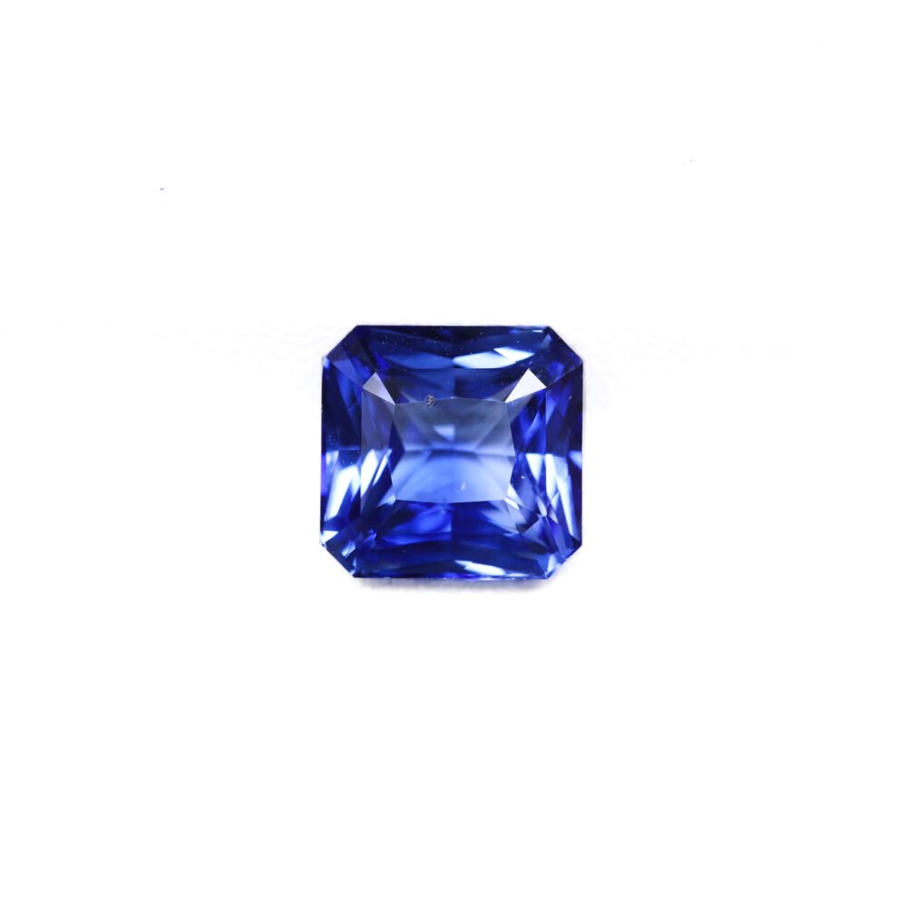 Exquisite Royal Blue Ceylon Sapphire – 4.15 Carat Octagon Princess Cut