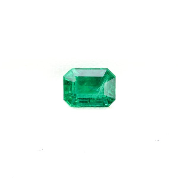 Perfect Shine Gems 1.78 Carat Octagon Cut Natural Zambian Emerald with Vivid Green Color from Zambia (SKU EM013)