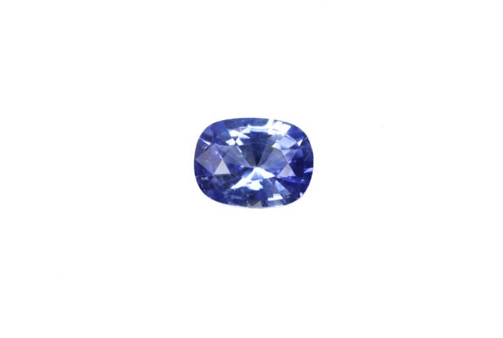 Perfect Shine Gems 0.79 Carat Cushion Cut Natural Blue Sapphire with Rich Blue Color from Sri Lanka (SKU SAP016)