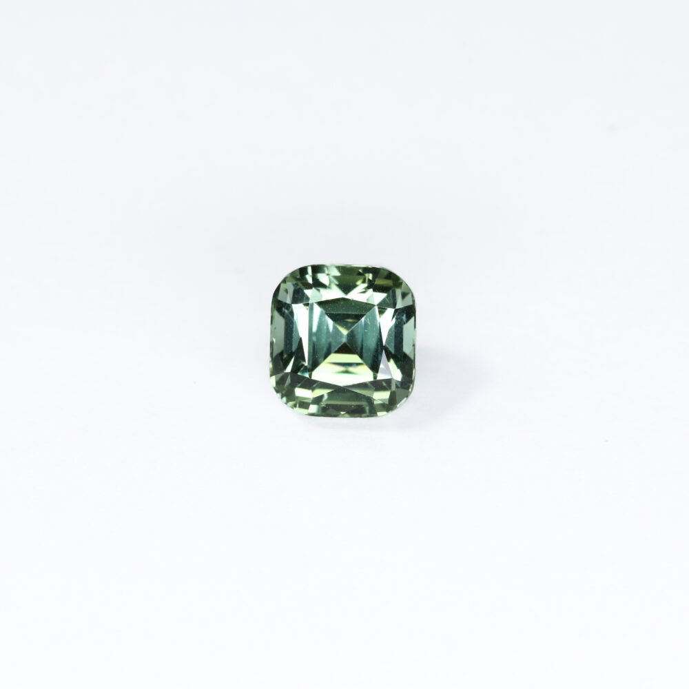 Flawless Blue-Green Afghan Tourmaline – 4.54 Carat Cushion
