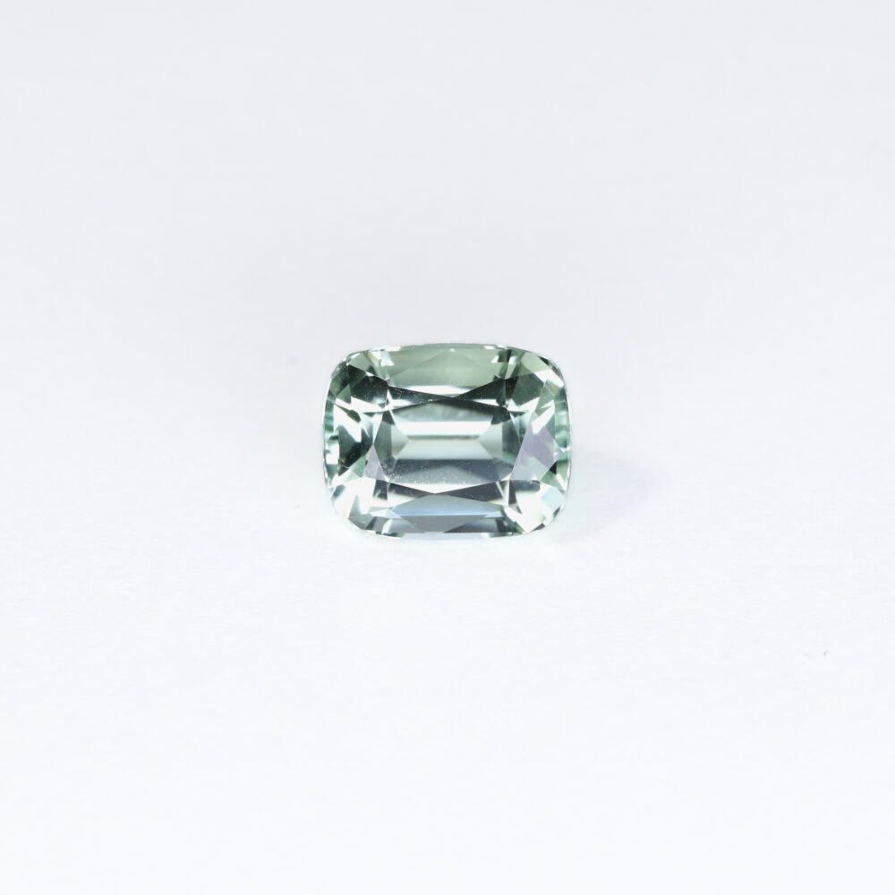 Flawless Pela Green Afghan Tourmaline – 4.55 Carat Cushion